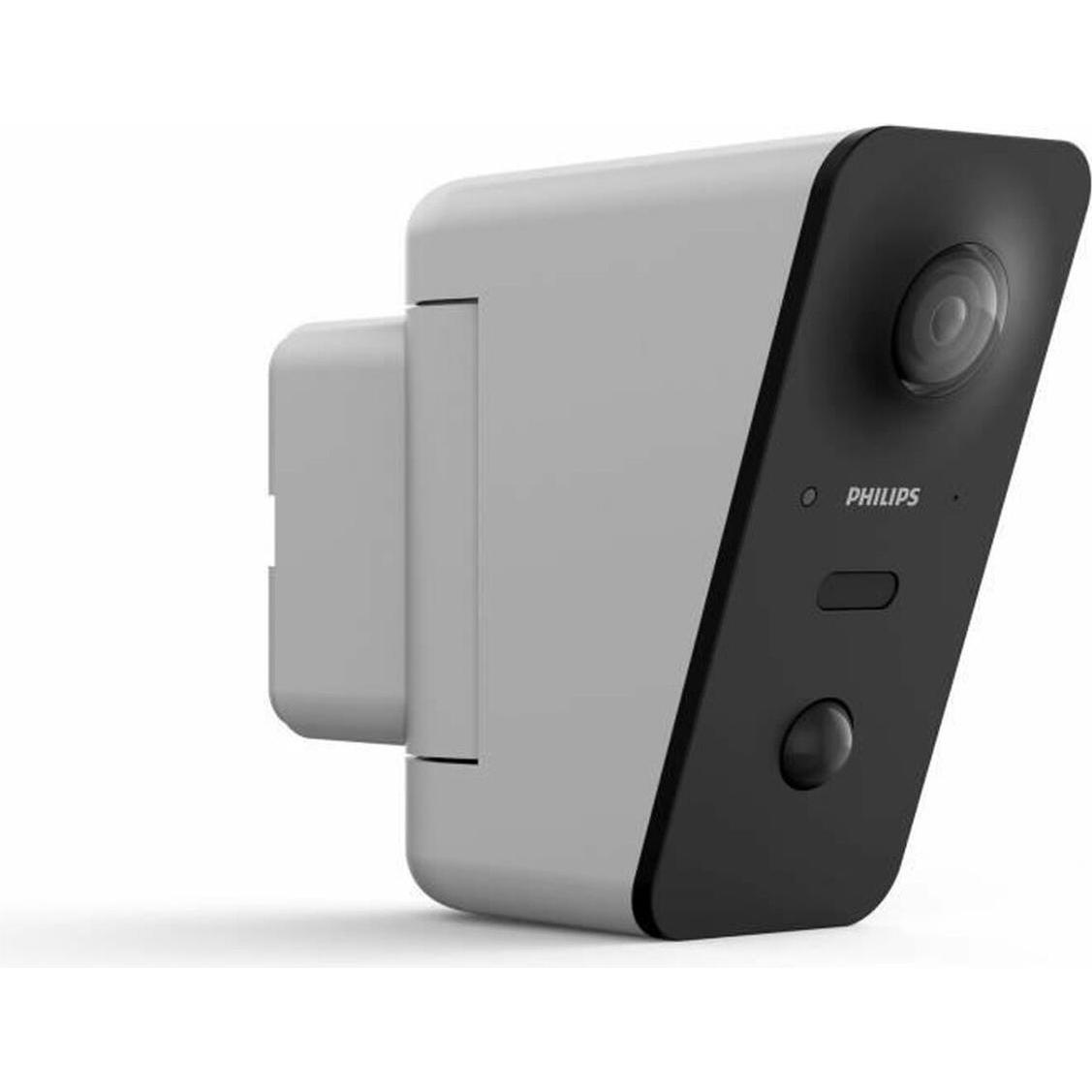 Philips WelcomeEye View WiFi camera full HD 2K autotracking (2560 x 1440 Pixels), Netzwerkkamera, Gr