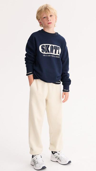 Produktbild La Redoute Collections Sweatshirt mit Rundhals und Message (152)