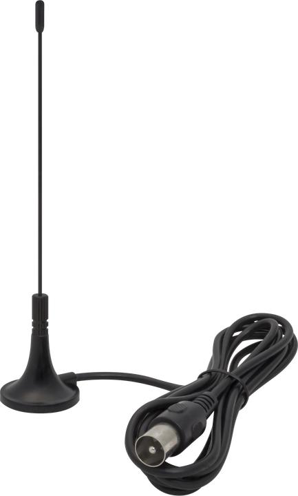 Produktbild Berrybase Passive DVB-T2 Mini Stabantenne mit Magnetfuss (Zimmerantenne, DVB-T / -T2)