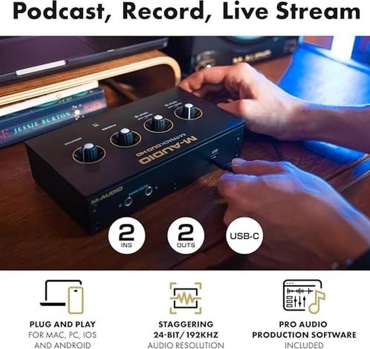 Actual product image M-Audio M-Track Duo HD Producer Pack (USB)