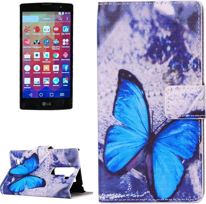 Actual product image König Design Mobile Phone Case Cover for Mobile Phone LG Magna Blue Butterfly (LG Magna)