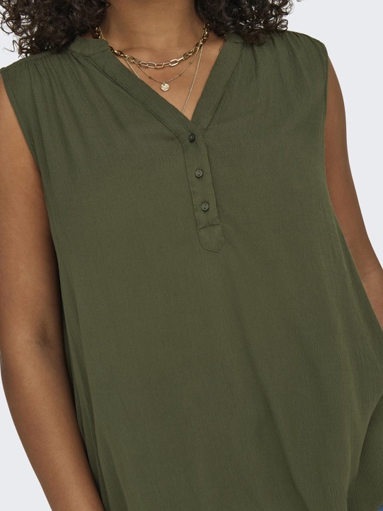 Produktbild Only Normal geschnitten V-Ausschnitt Curve Tank-Top Top (54)