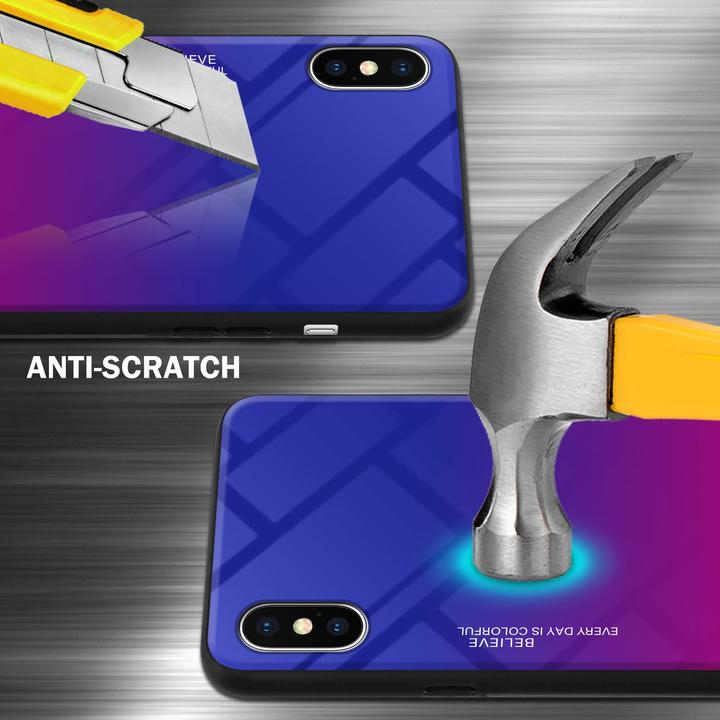 Immagine prodotto Cadorabo Copertura in vetro TPU 2 colori (Apple iPhone X)