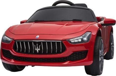 Actual product image NSH Nordic NORDIC PLAY Elbil Maserati Ghibli, 12V med gummihjul og laedersaede, rød (805-755) (12 V)