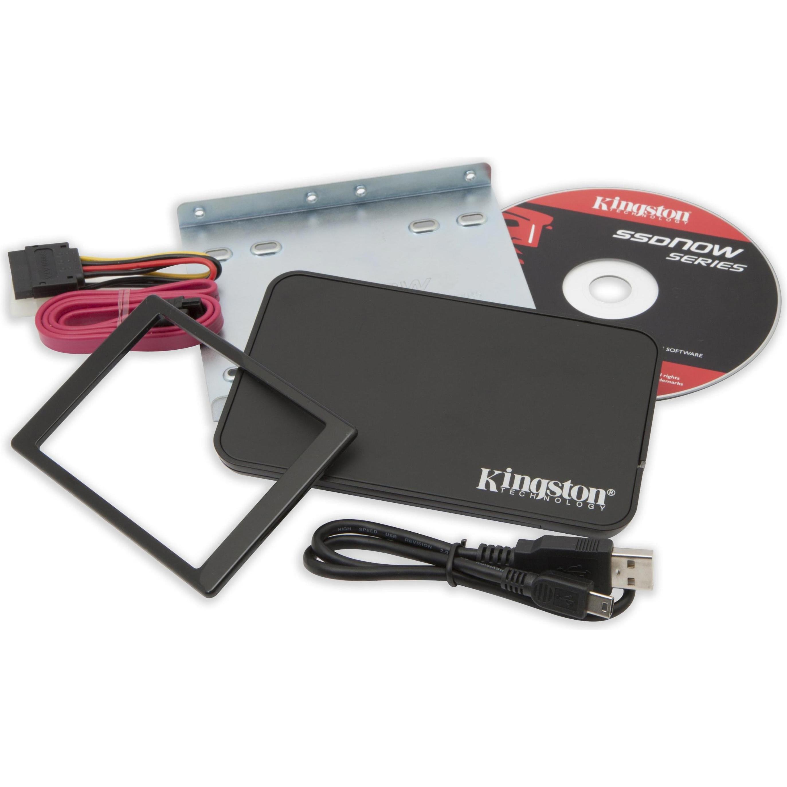 Thumbnail - Kingston SSD Installation Kit (2.5"), Festplattengehäuse, Schwarz