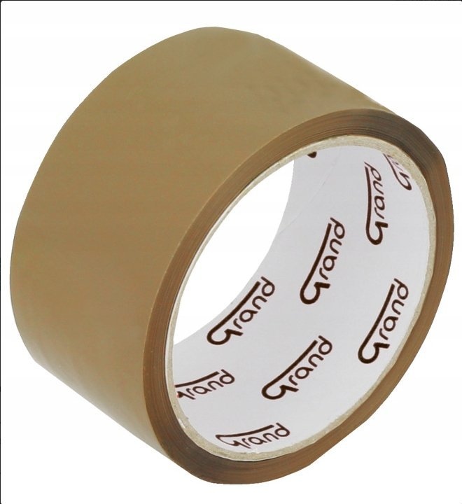 GrandHall Paketband 48mmx50m braun (6 Stück) GRAND (48 mm)