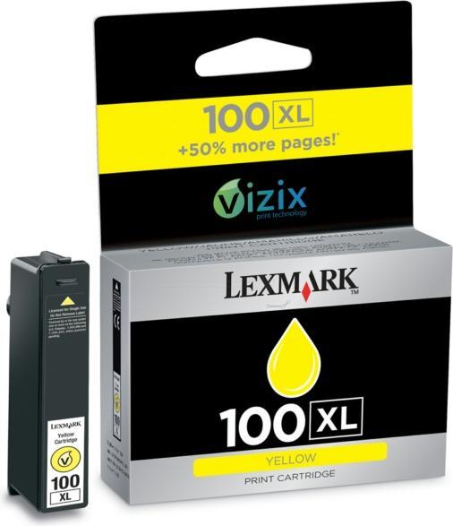 Actual product image Lexmark 14n1071e, 100 Xl (Y)