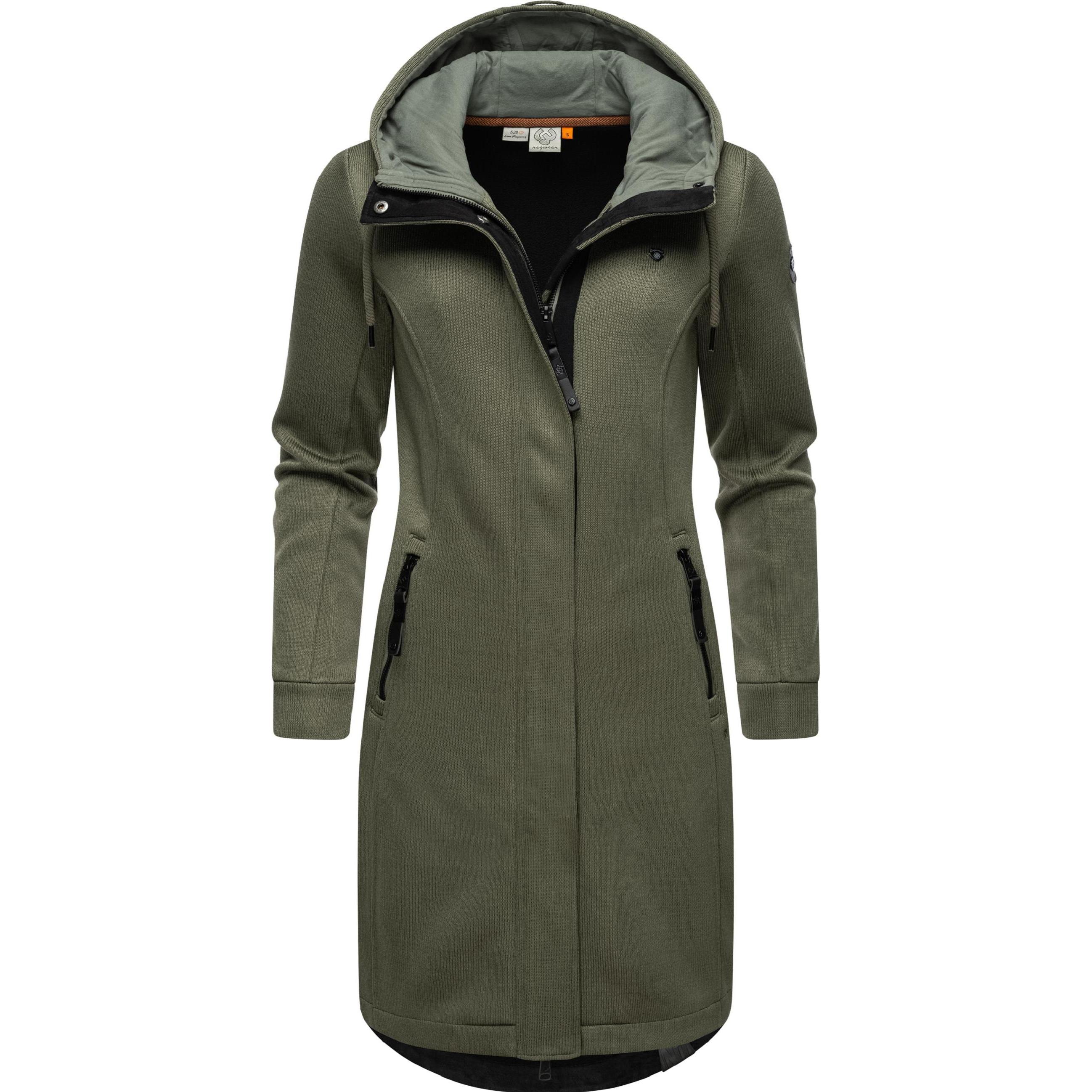 Ragwear, Damen, Jacke, Letti Long Bonded (3XL), Grün, 3XL