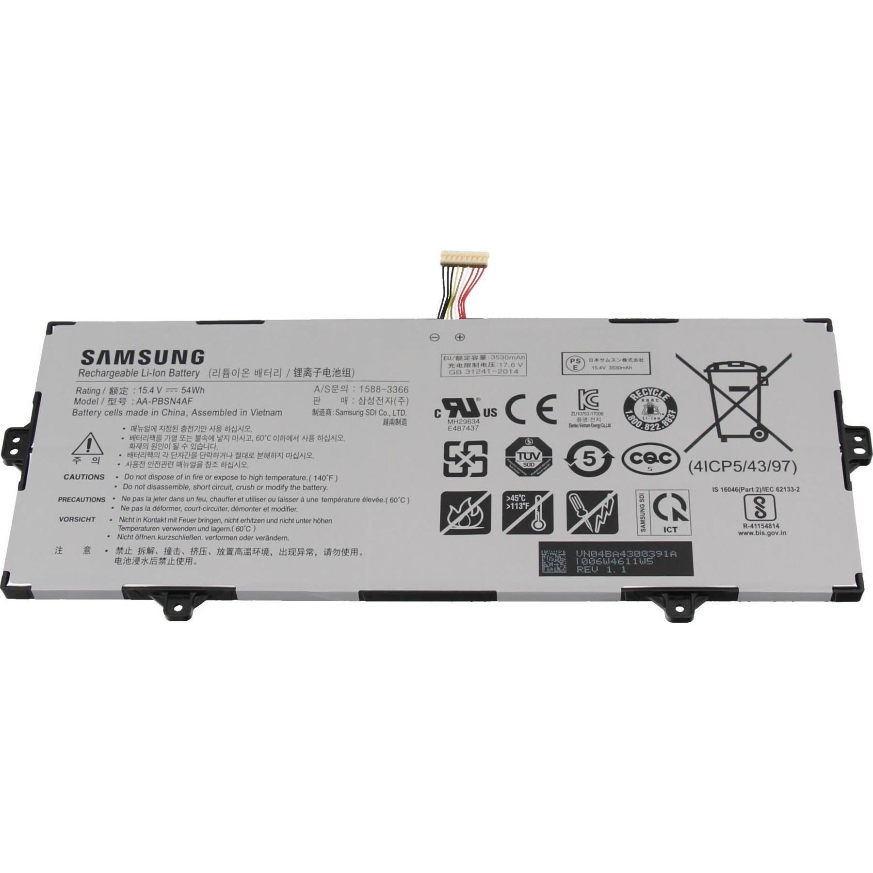 Samsung BA4300391B (4 Zellen, 3535 mAh), Notebook Akku