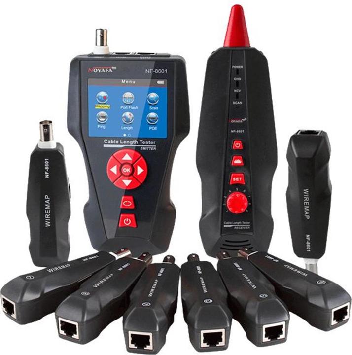 Produktbild Lynx Cs kabel tester PoE test, RJ11 & RJ45 met 8 remotes!