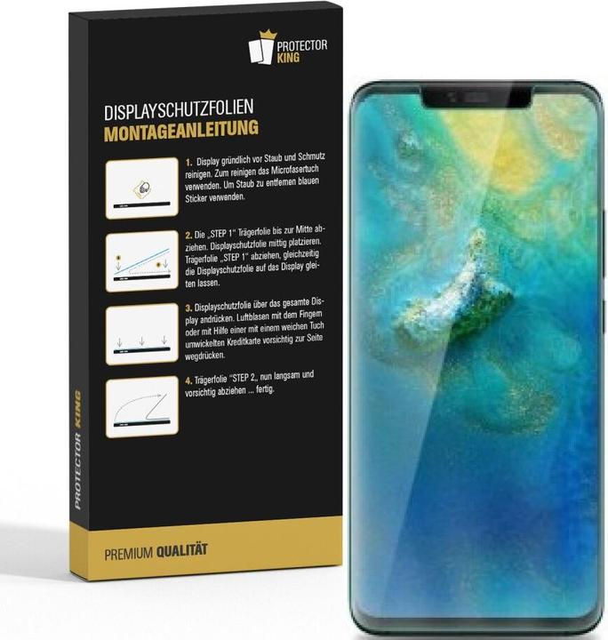 Actual product image Protectorking 4x Panzerfolie Anti-Shock HD Klar (4 Piece, Mate 20 Lite)