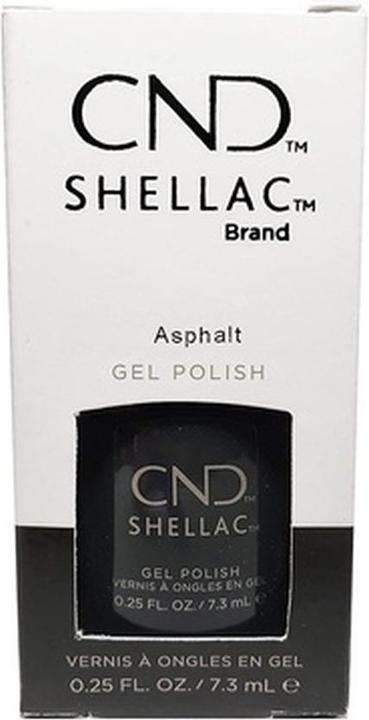 Actual product image CND Shellac - Color Coat Asphalt (Grey, UV gel varnish)