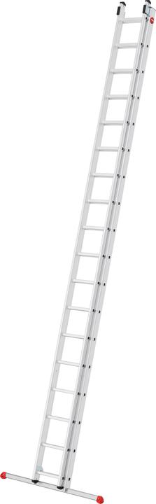 Actual product image Hailo S80 ProfiStep duo, aluminium push-up ladder, 2-part, 2x18 rungs (Shelf ladder, 512 cm)