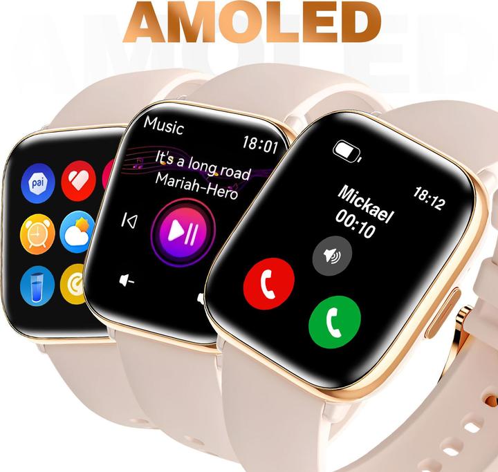 Actual product image Myphone Watch Pastel Pink - Smartwatch (40 mm)