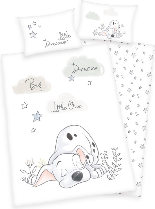 Actual product image Herding Baby bedding 101 Dalmatians (100 x 135 cm, 40 x 60 cm)
