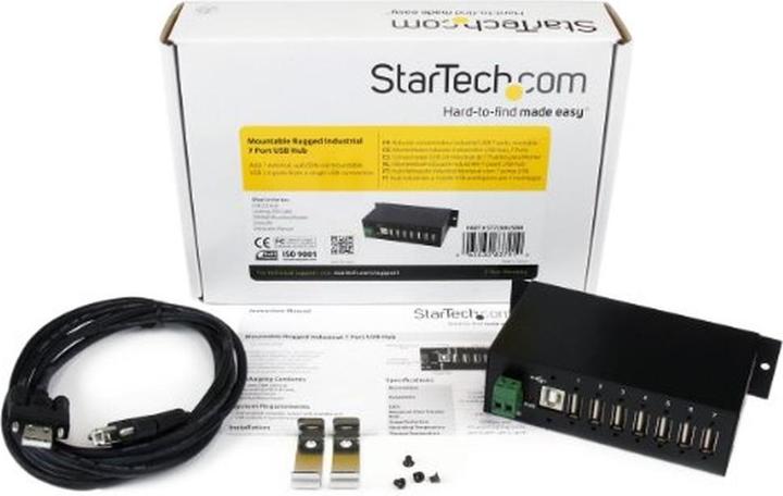 Productafbeelding StarTech Opzetbare 7-poorts robuuste industriële hub (USB-B, 7 ports)