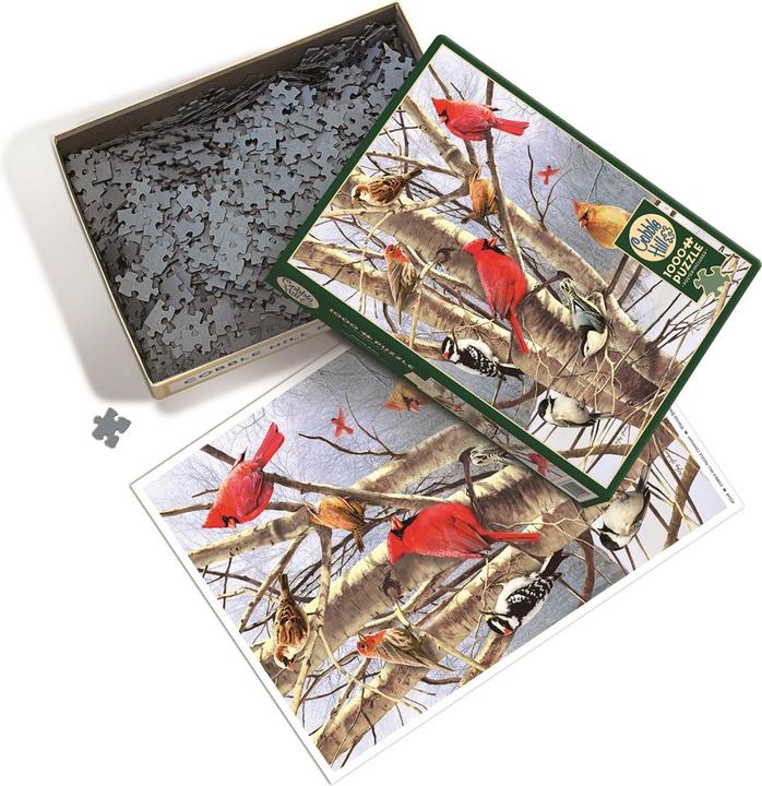 Productafbeelding Cobble Hill Puzzle 1000 pieces Winter Birds (1000 onderdelen)