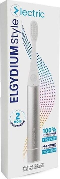 Elgydium Style Electric Toothbrush - Silver