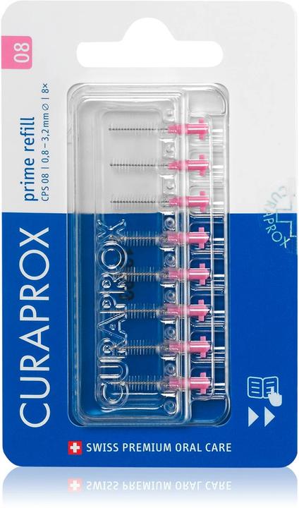 Actual product image Curaprox Prime Refill Interdental Brushes (8x)