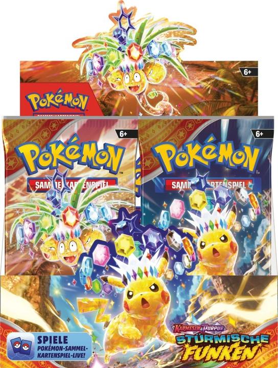 Immagine prodotto Pokémon Stormy Sparks Booster Pack (Tedesco, Pacchetto Booster)