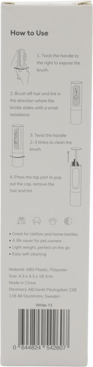 Actual product image Steamery Stockholm bristle brush, white