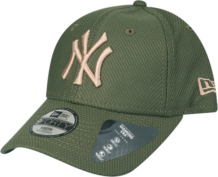Produktbild New Era Kinder Cap - DIAMOND 9FORTY NY Yankees oliv Toddler (51, 50 C, 52 C)