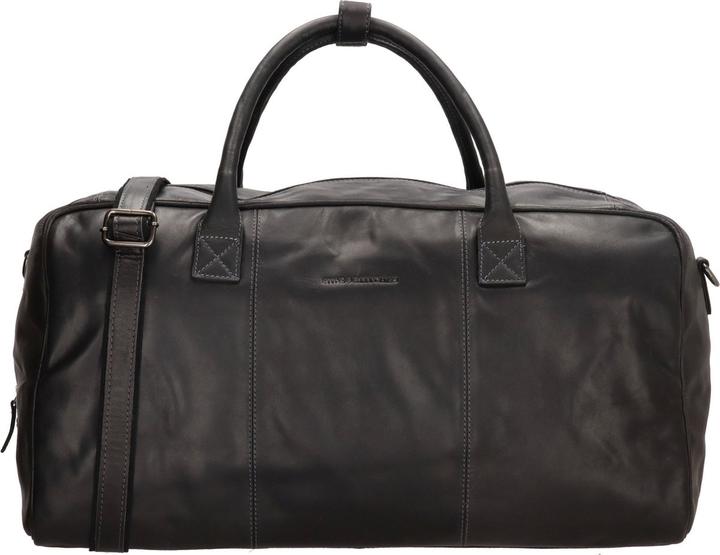 HIDE & Stitches Japura Reisetasche - Schwarz - 100% Leder