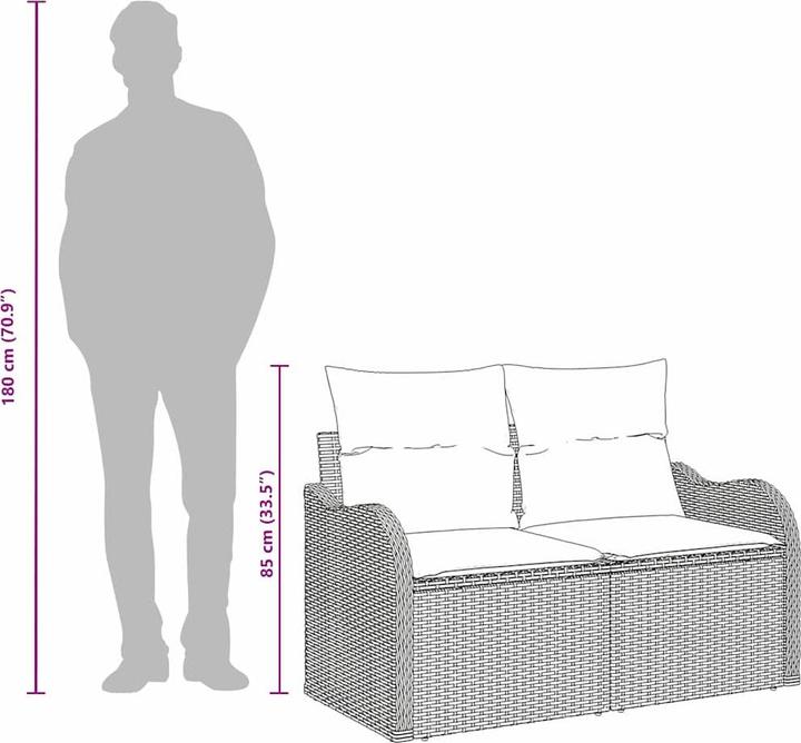 Immagine prodotto vidaXL Divano da esterno