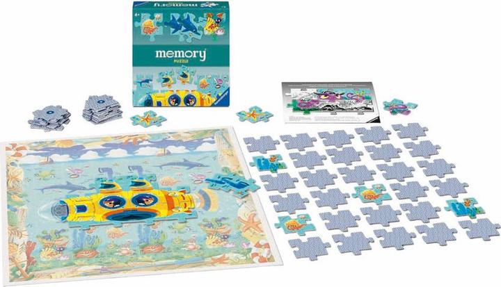 Produktbild Ravensburger 22461 - memory® Puzzle Unterwasserwelt - Für 2-4 memory® Fans ab 4 Jahren, der (80 Teile)