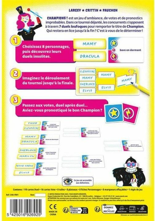 Immagine prodotto Repos Production Campioni f (Francese)