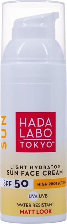 Hada Labo Tokyo Light Hydrator Sun Face Cream with Super Hyaluronic Acid (Sonnencreme Gesicht, SPF 50, 50 ml)