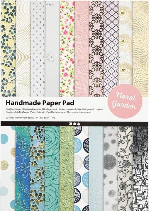 Actual product image Creativ Company Handmade paper A4 20 sheets, multicoloured (110 g/m², 20x)