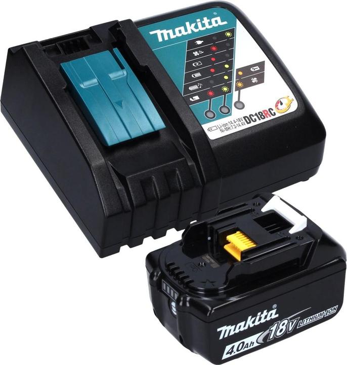 Produktbild Makita DUM 604 RM1XJ Akku Grasschere 18 V mit Gras- und Strauchscherblatt + 1x Akku 4,0 Ah + (Akkubetrieb)