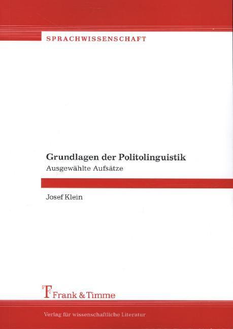 Produktbild Grundlagen der Politolinguistik (Deutsch, 2014)