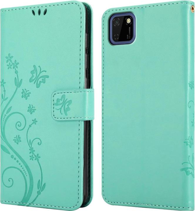 Actual product image Cadorabo Flower Book Cover (Huawei Y5p)