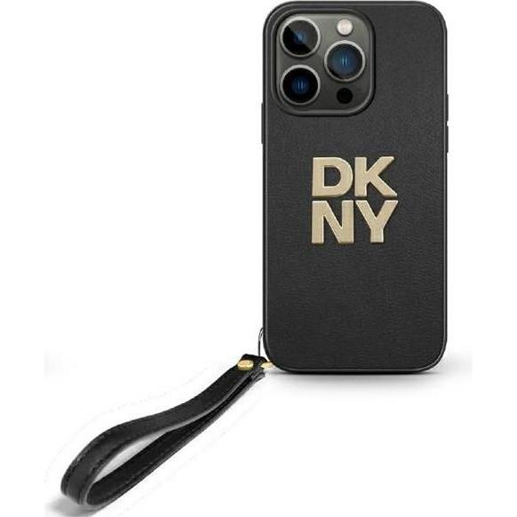 Thumbnail - DKNY DKHCP16XPBSWSK iPhone 16 Pro Max 6.9" czarny/black hardcase Wrist Strap Stock Logo (Apple iPhone 16 Pro Max), Smart...