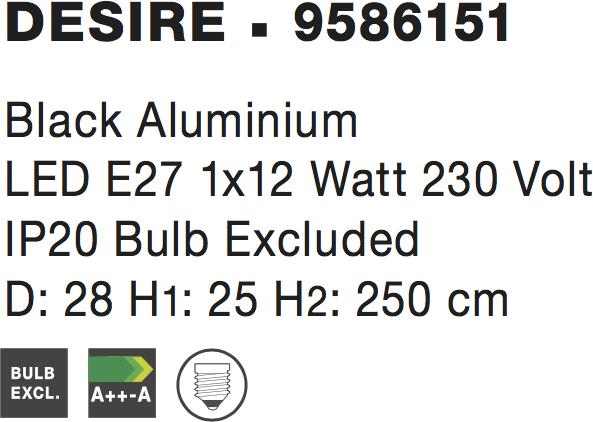 Actual product image Nova Luce Desire (E27)