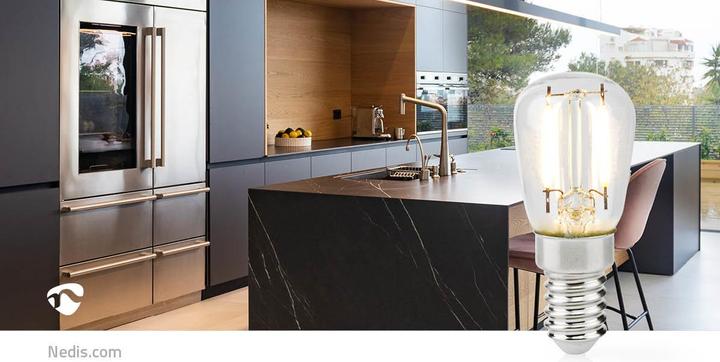 Produktbild Nedis Kühlschranklampe | LED | E14 | 2 W | T26 (E14, 2 W, 150 lm, 1 x, G)