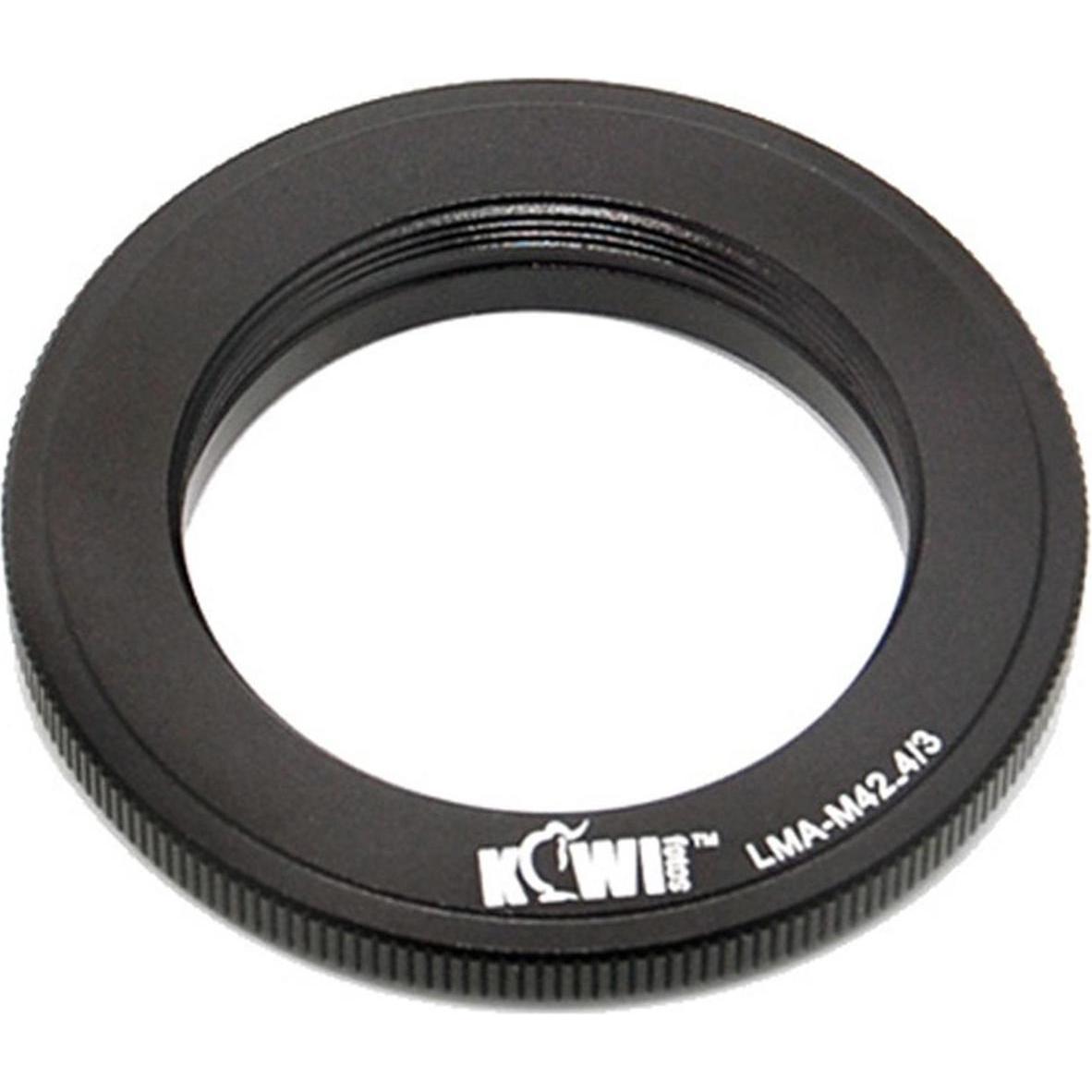 Kiwi Adattatore per obiettivo fotografico (M42 4/3), Adattatore per obiettivi, Nero