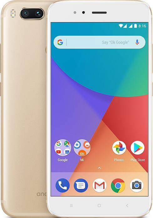 Actual product image Xiaomi Wed A1 (32 GB, Gold, 5.50", Hybrid Dual SIM, 4G)