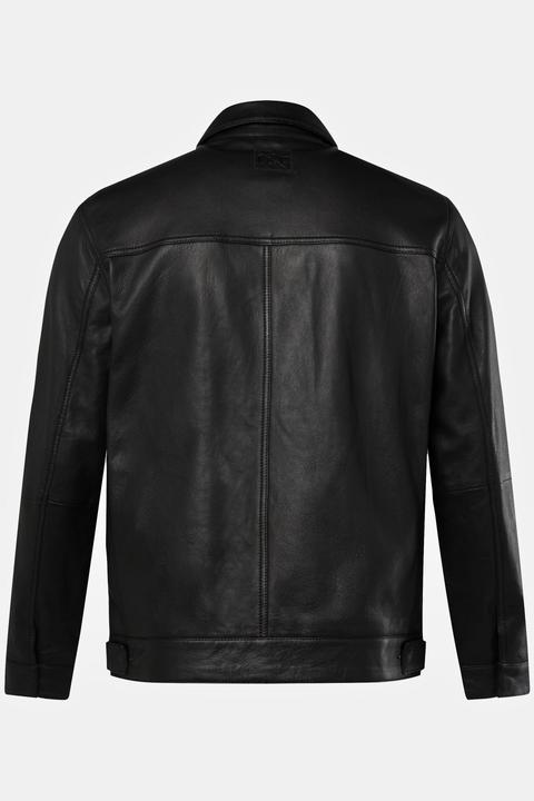 Actual product image JP1880 Leather jacket, leather, lamb nappa, multiple pockets (L)