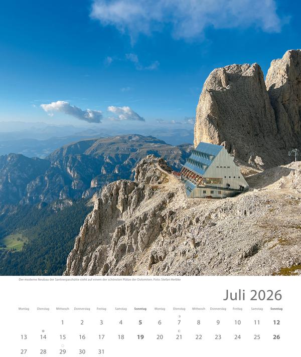 Produktbild Htten unserer Alpen 2026 (30,5 x 38 cm)