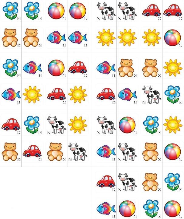 Produktbild Schmidt Spiele Domino Junior - Metalldose (Deutsch, Französisch, Italienisch, 2 - 6 Spieler)