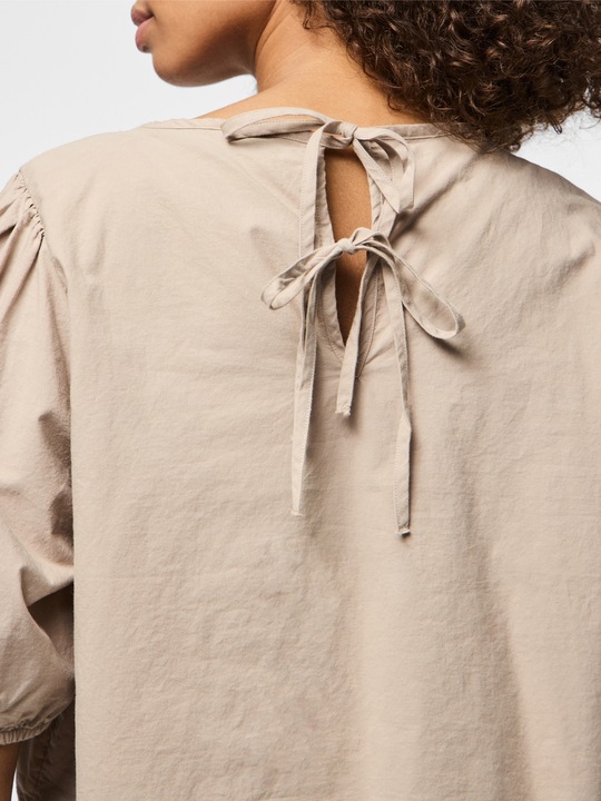 Actual product image Pieces PCSALMINA 2/4-ARM Oberteil mit kurzen Ärmeln (L)