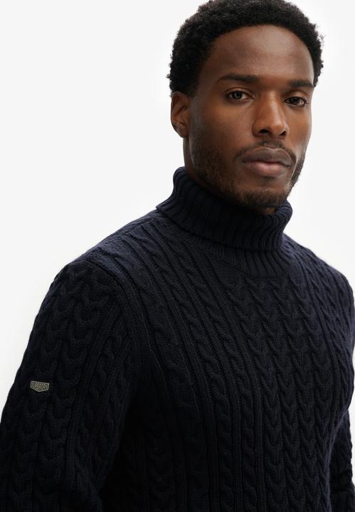 Image du produit Superdry Pull torsadé à col roulé Jacob (L)