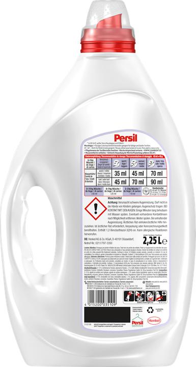 Actual product image Persil COLOR KRAFT-GEL TIEFENREIN Waschmittel 2,25 l (50 Washing cycles, Liquid)