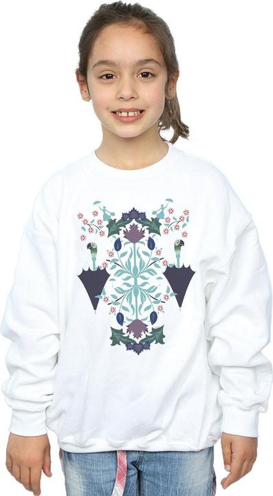 Produktbild Disney Mary Poppins Floral Collage Sweatshirt Mädchen (116)
