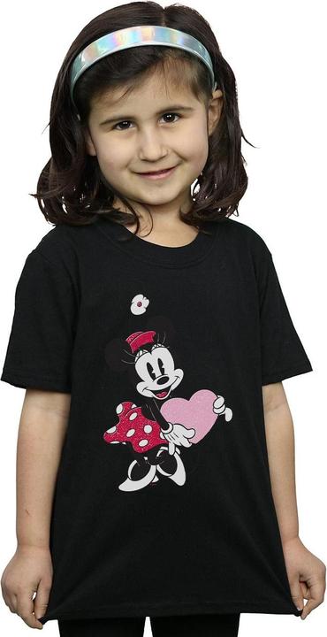 Immagine prodotto Disney Minnie Mouse Love Heart Maglietta Ragazze (140, 146)