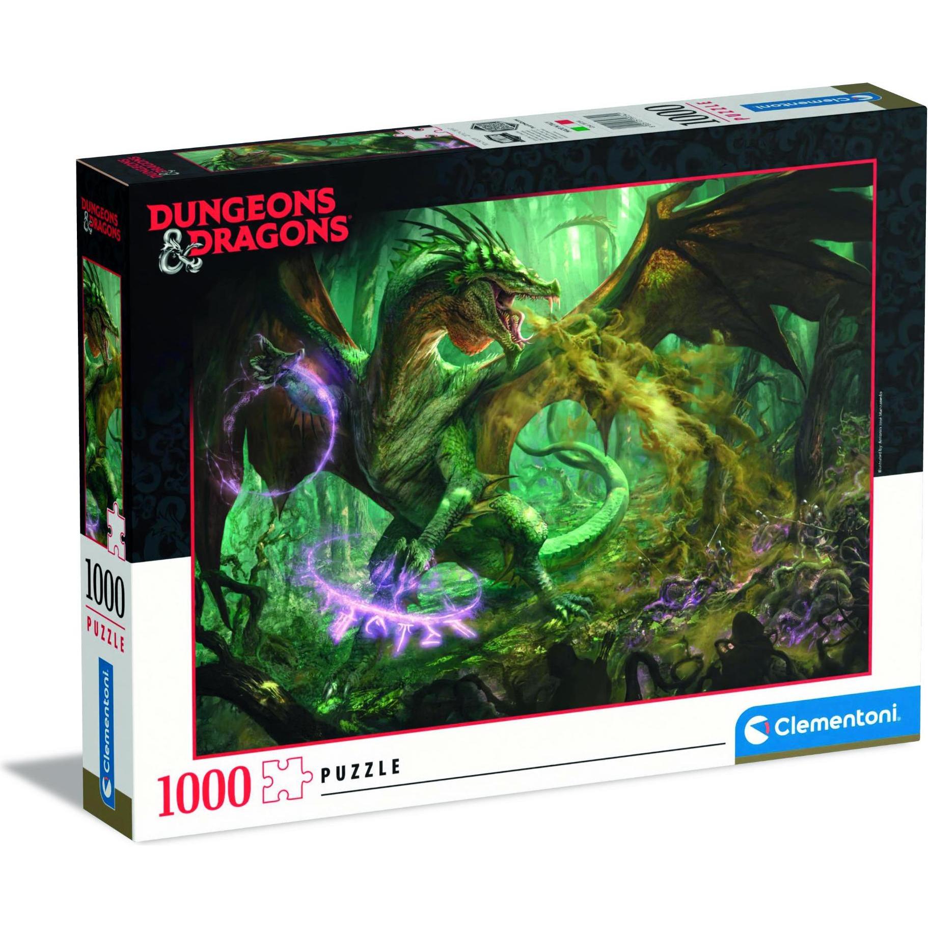 Thumbnail - Clementoni DONJONS ET DRAGONS - Visuel 3 - Puzzle 1000P (1000 Teile)