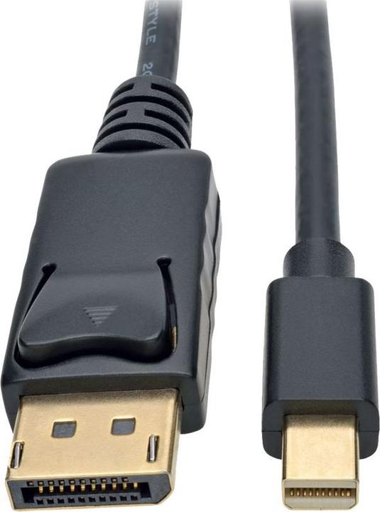 Produktbild Eaton Mini DisplayPort to DisplayPort Adapter Cable M/M 4K 60Hz Black 3ft. 0.9m (0.90 m)